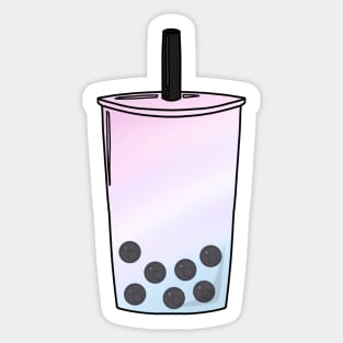 Bigender Pride Boba Sticker